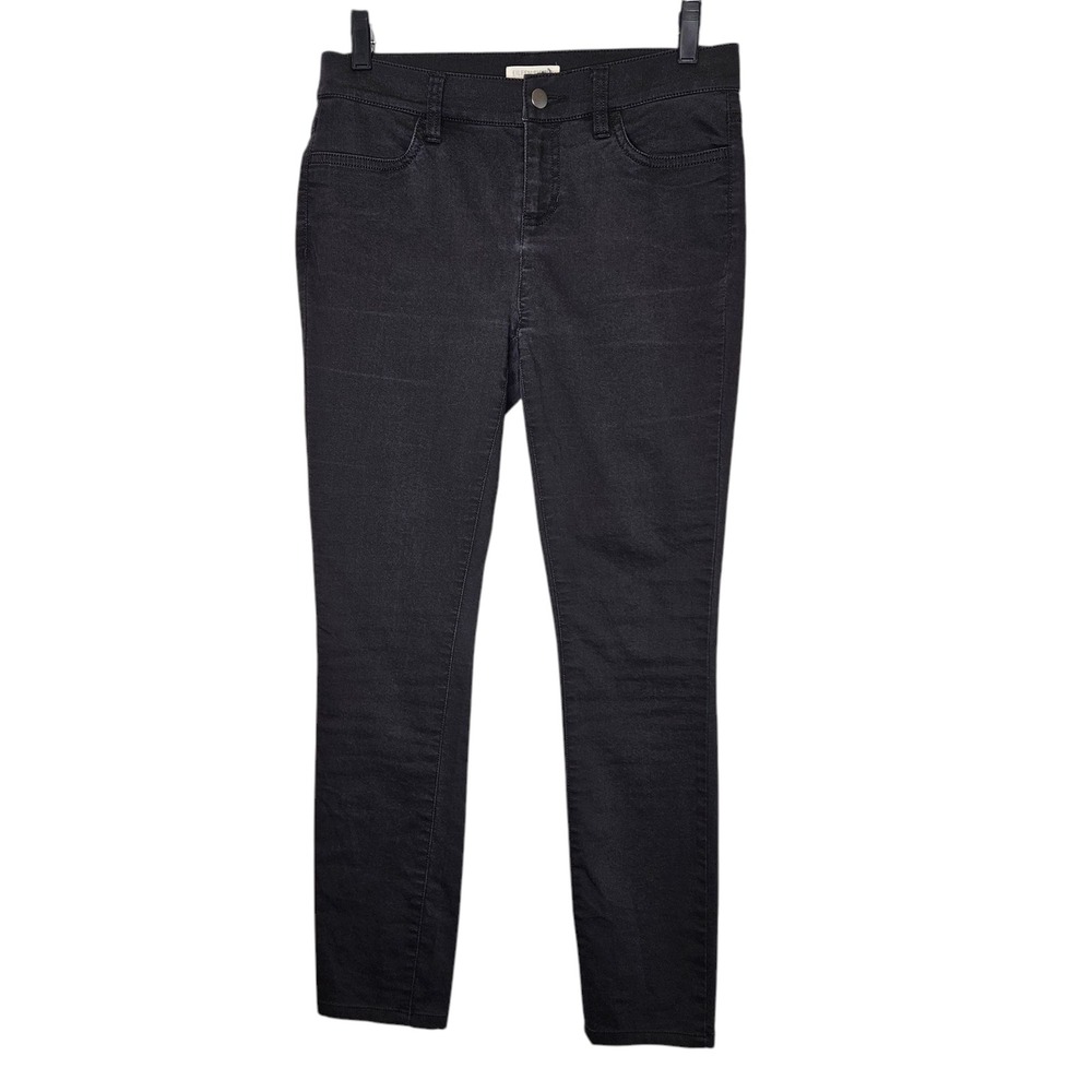 Eileen Fisher Denim Jeans Organic Black‎ Stretch Casual Comfort  Staple Basic 4